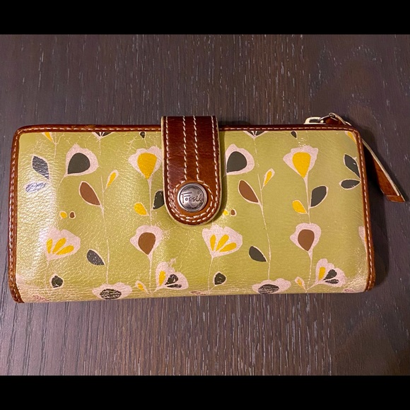 Fossil leather wallet - Picture 1 of 8